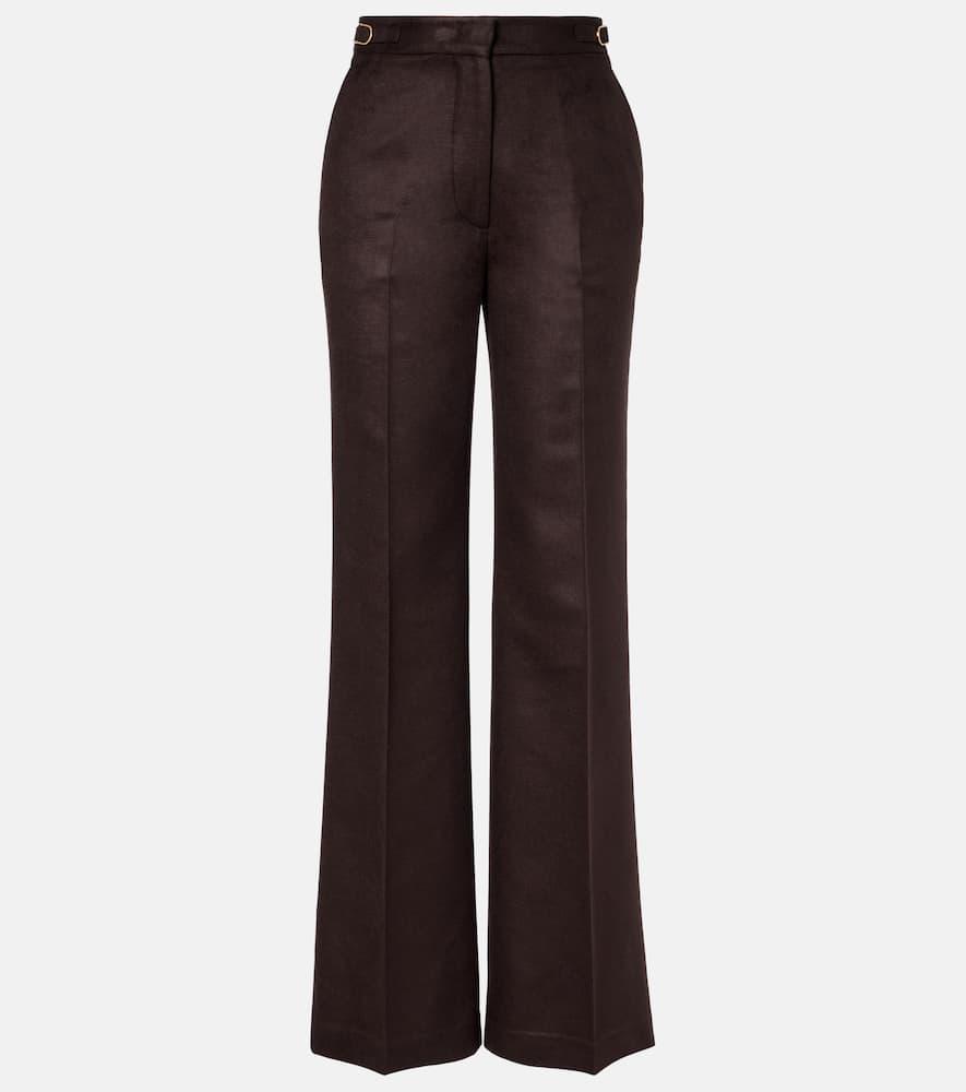 gabriela hearst vesta silk flared pants