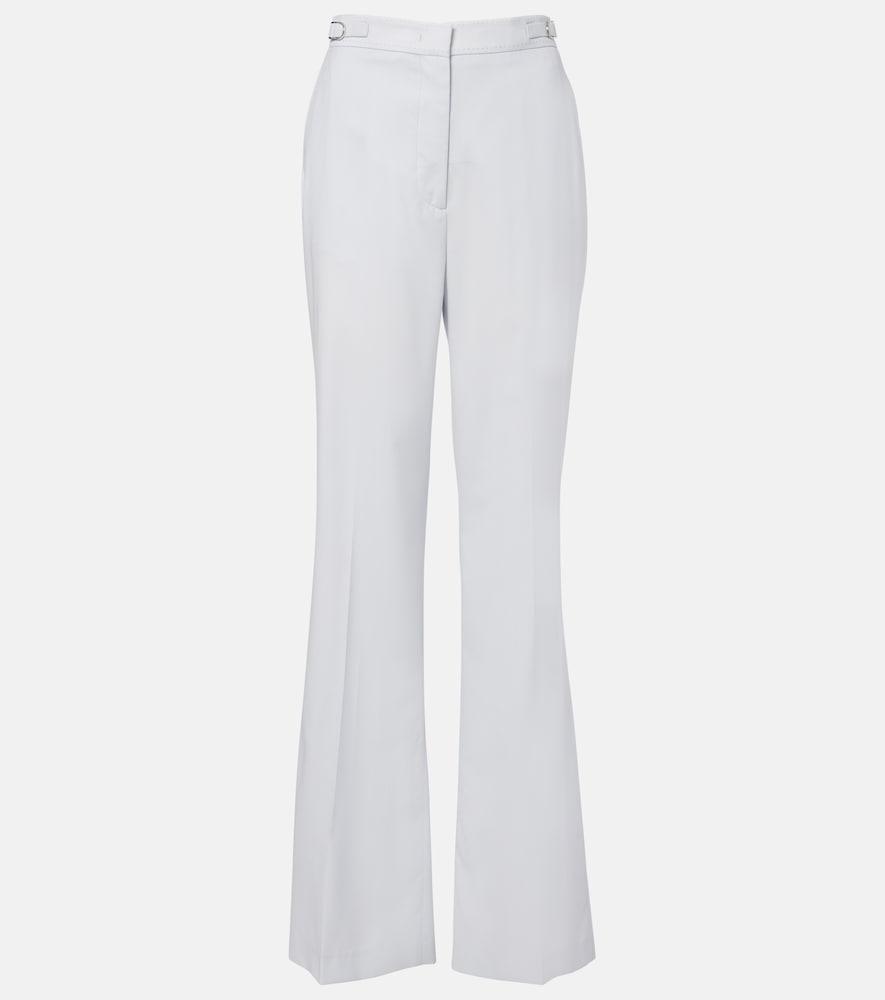 gabriela hearst vesta wool and silk flared pants