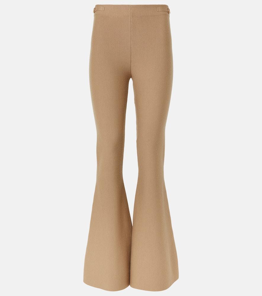 gabriela hearst virgin wool flared pants