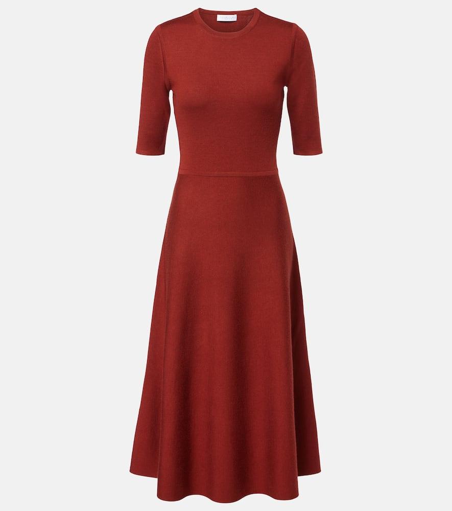 gabriela hearst wool, cashmere, and silk maxi dress