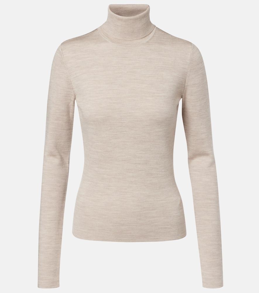 gabriela hearst wool, cashmere, and silk turtleneck top
