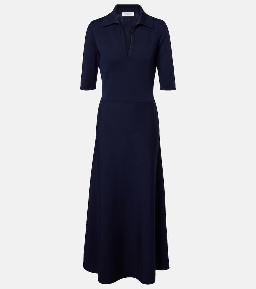 gabriela hearst wool, silk, and cashmere maxi dress