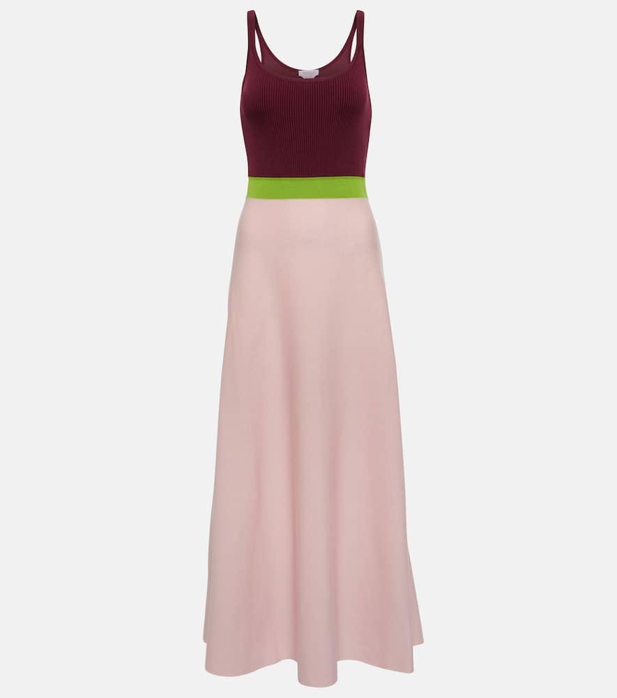 gabriela hearst wool and silk maxi dress