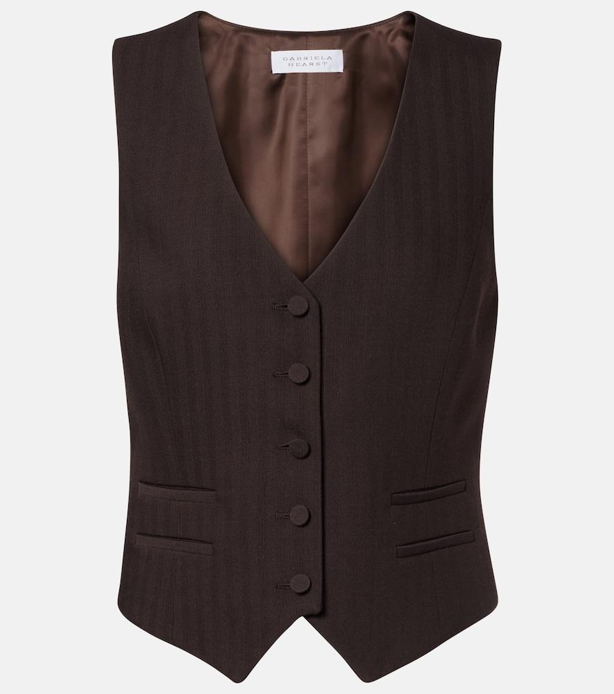 gabriela hearst wool vest