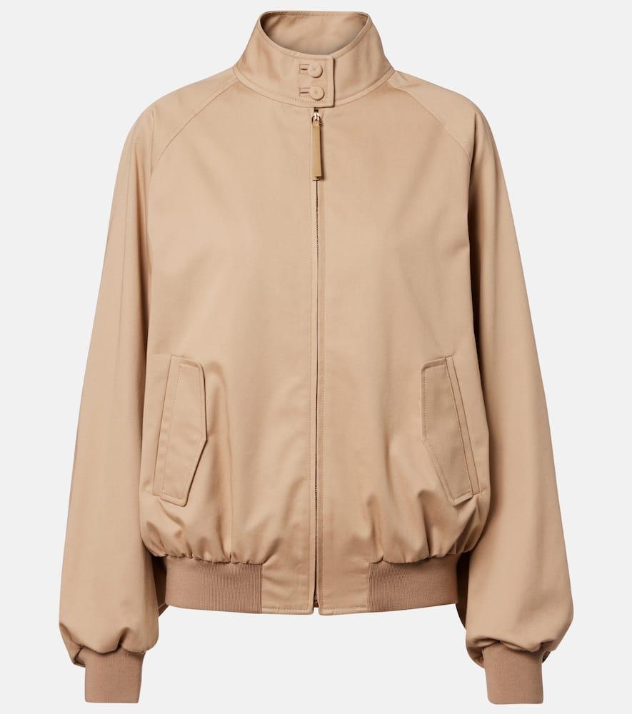 gabriela hearst wynne cotton bomber jacket