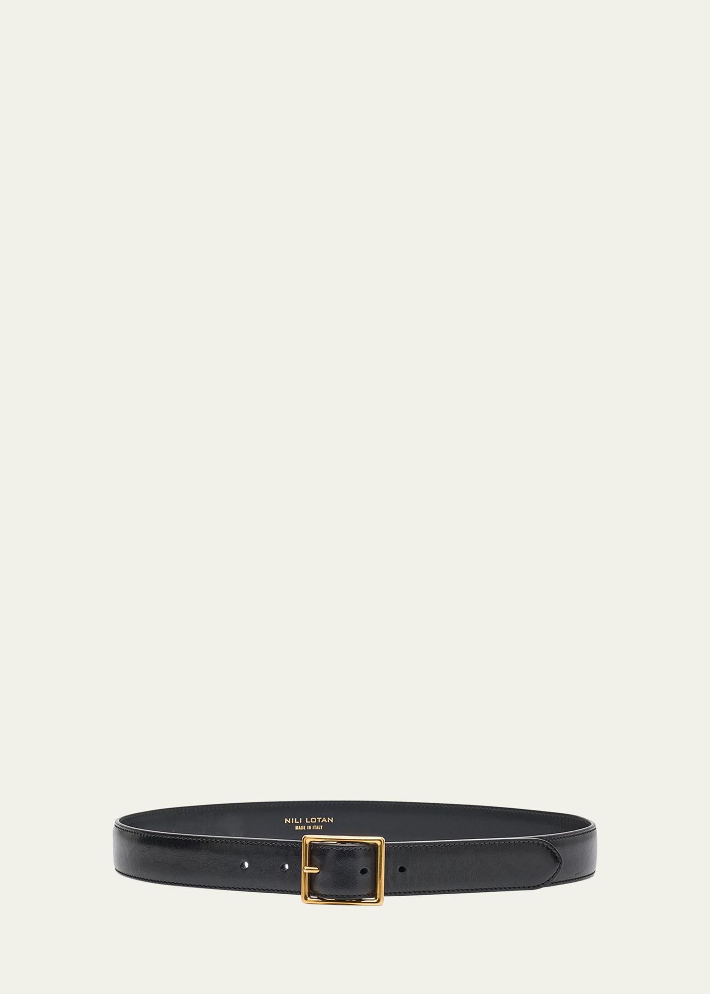 gabriele leather belt