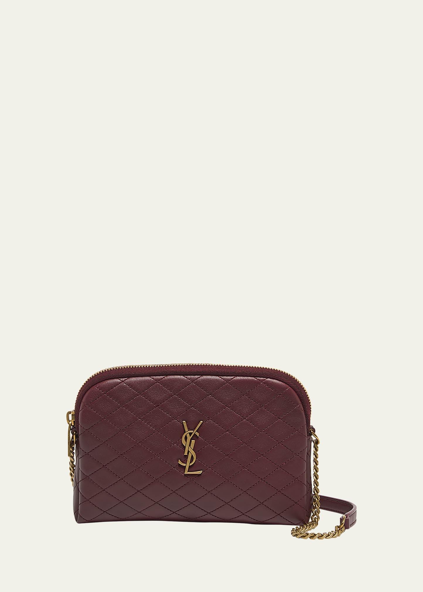 gaby mini ysl crossbody bag in quilted leather