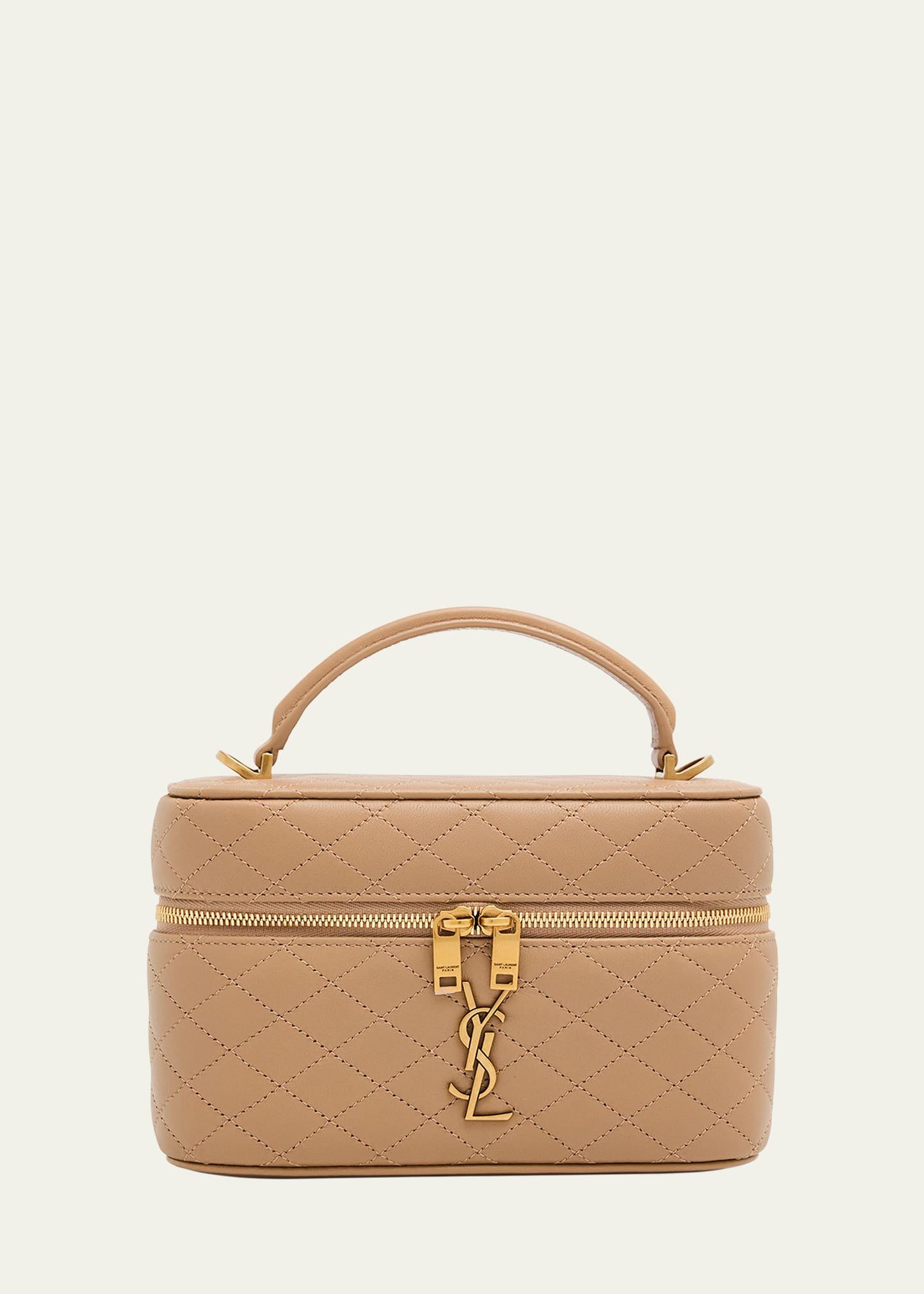 gaby vanity quilted leather bag