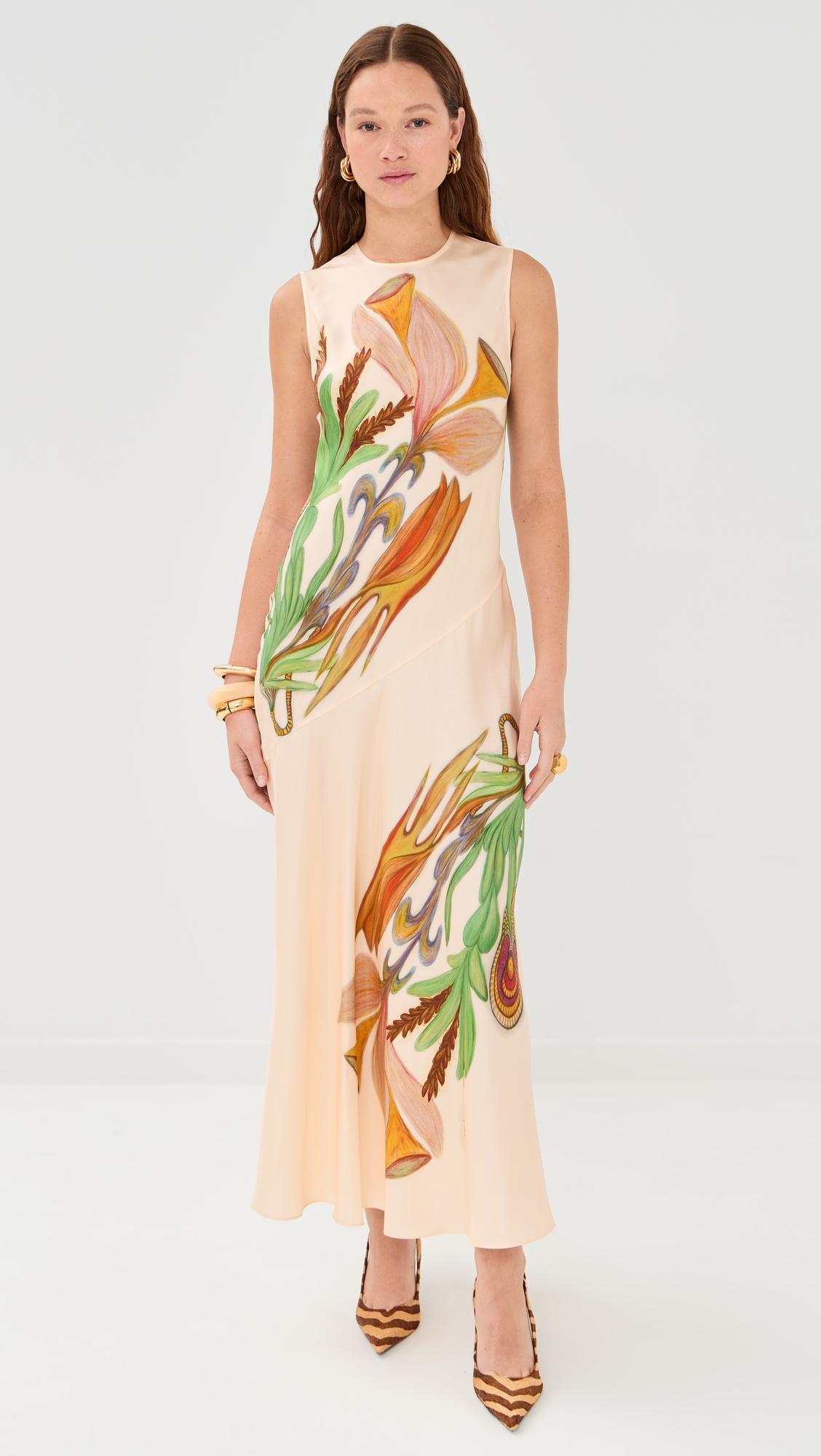 gaea silk dress