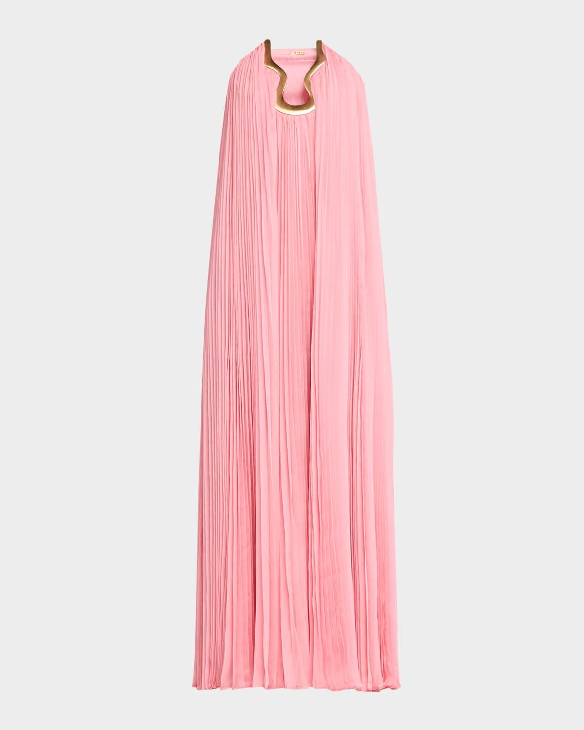 gael plisse gown