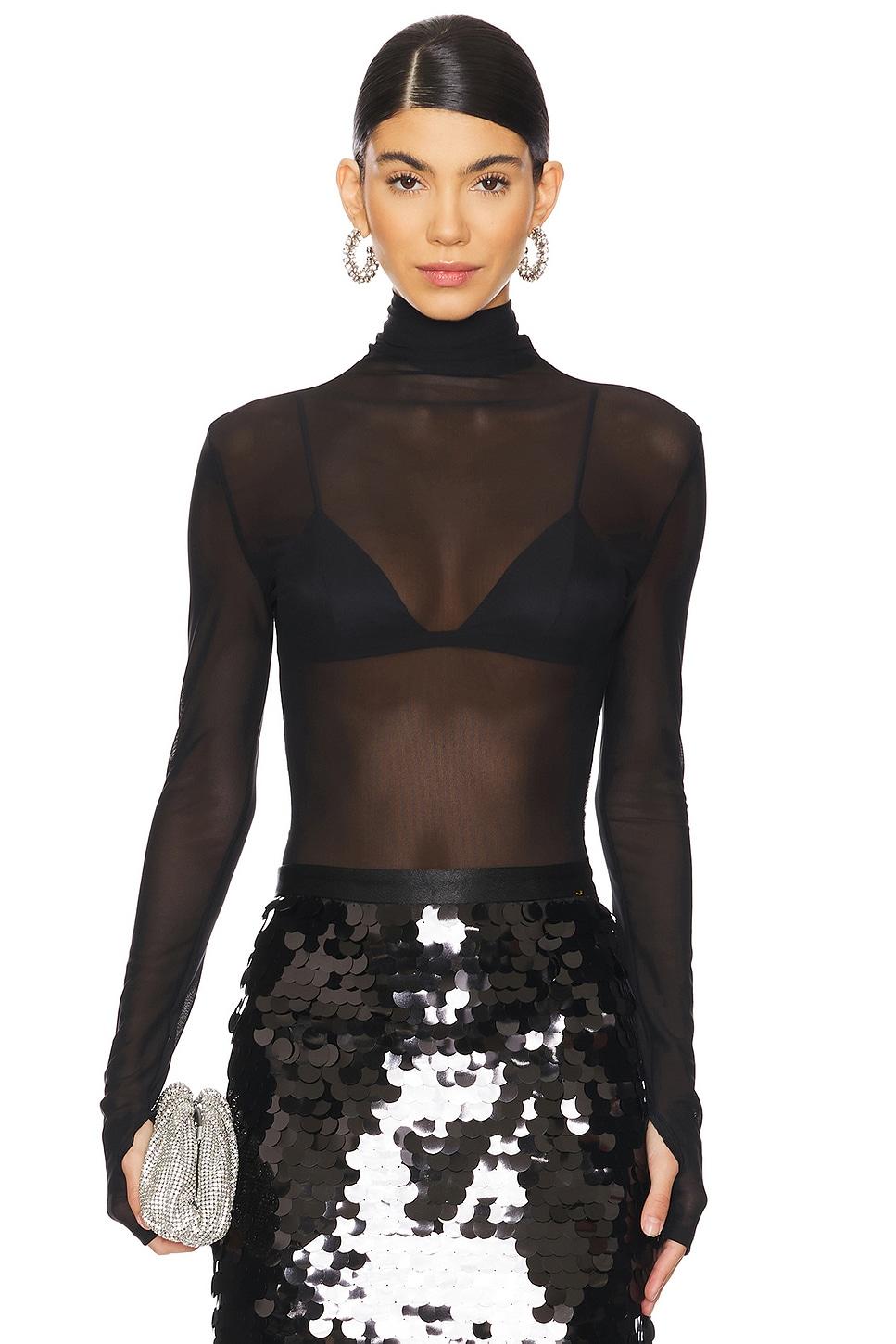 gaia mesh long sleeve bodysuit