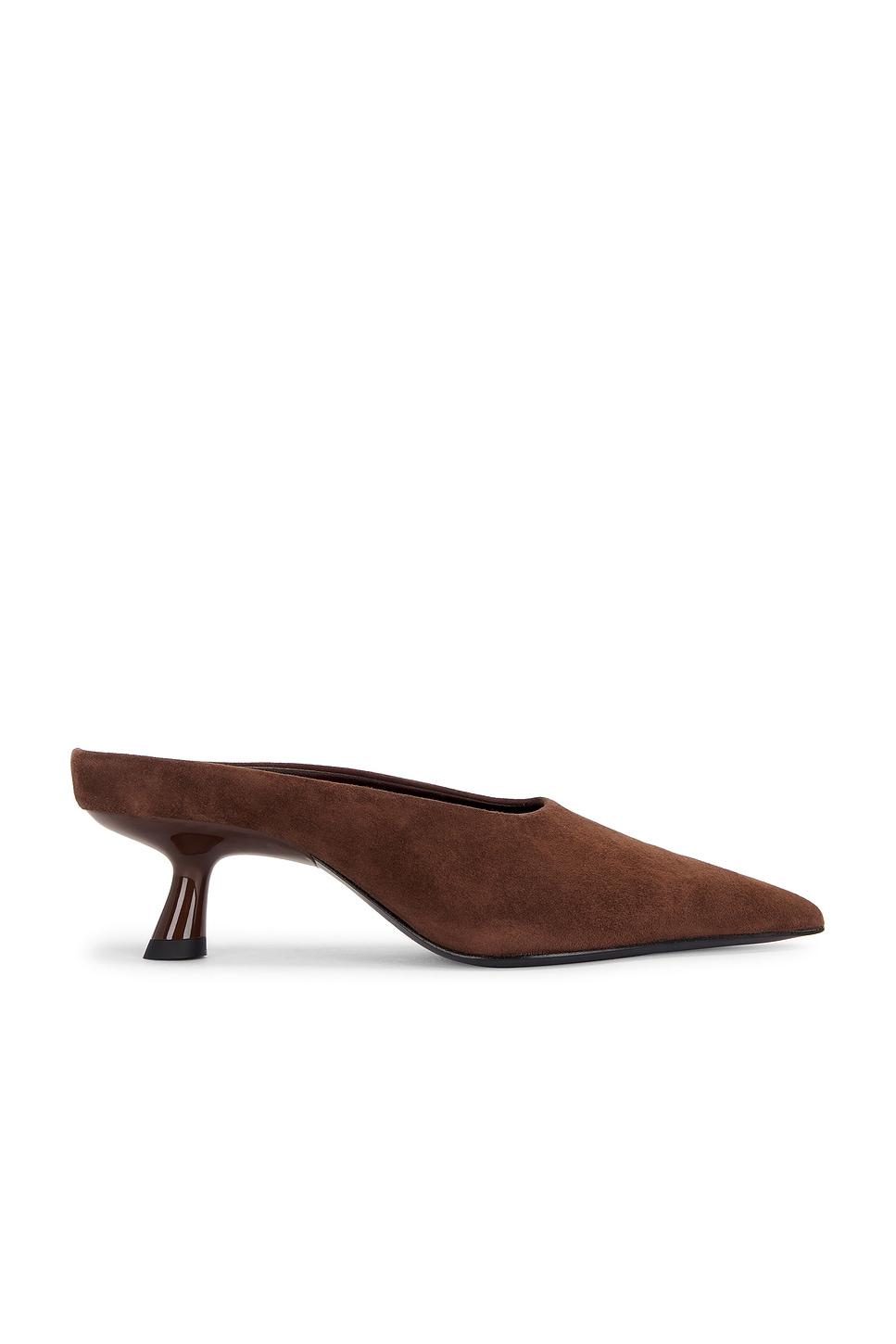 gala suede pointed mule