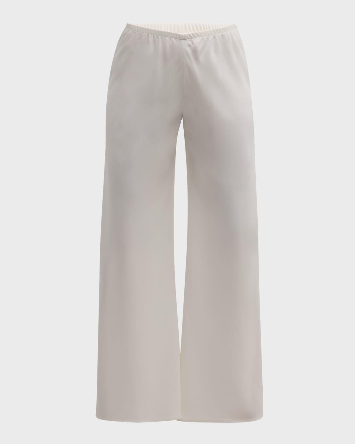 gala wide-leg crepe pants