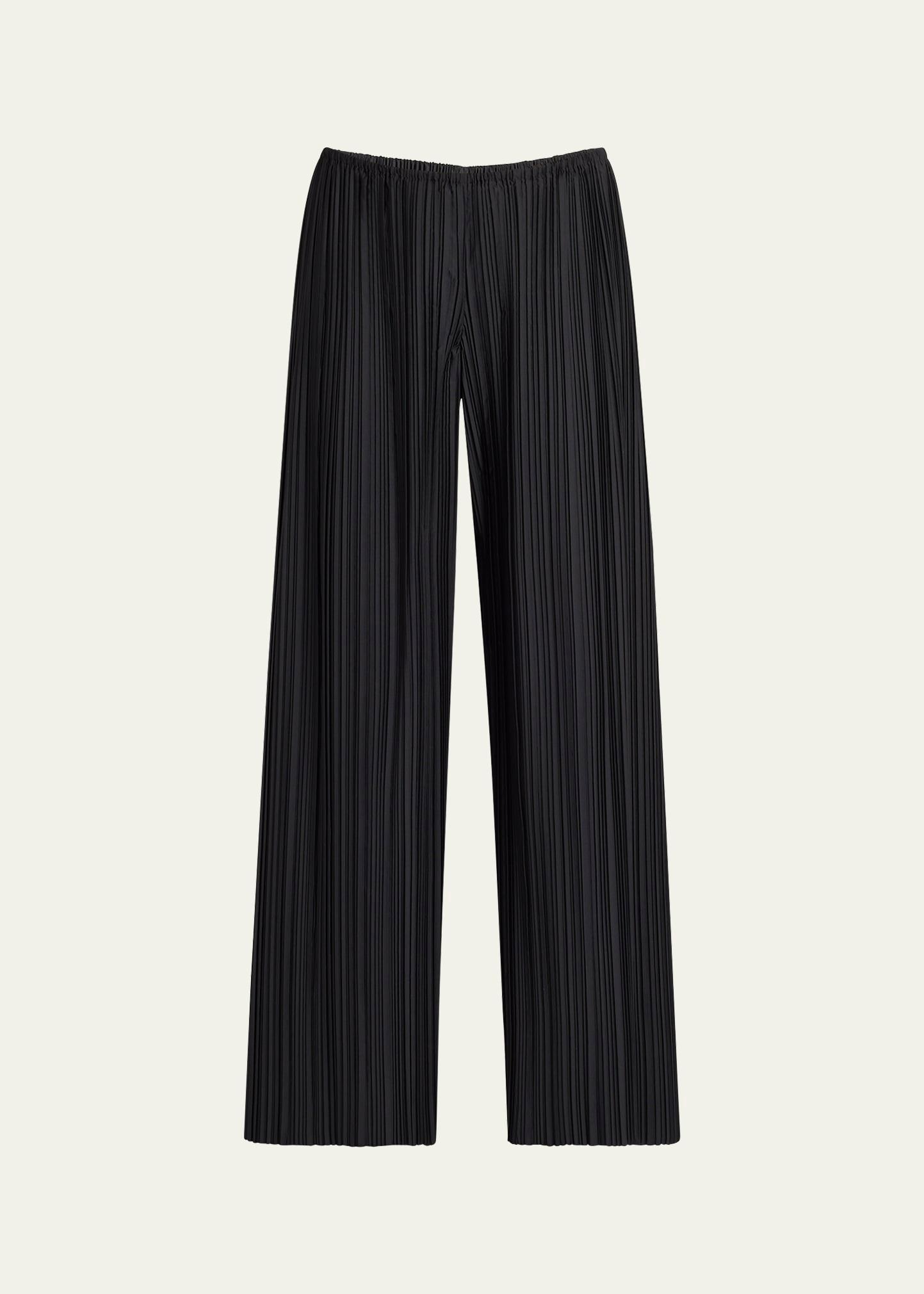 gala wide-leg pleated pants