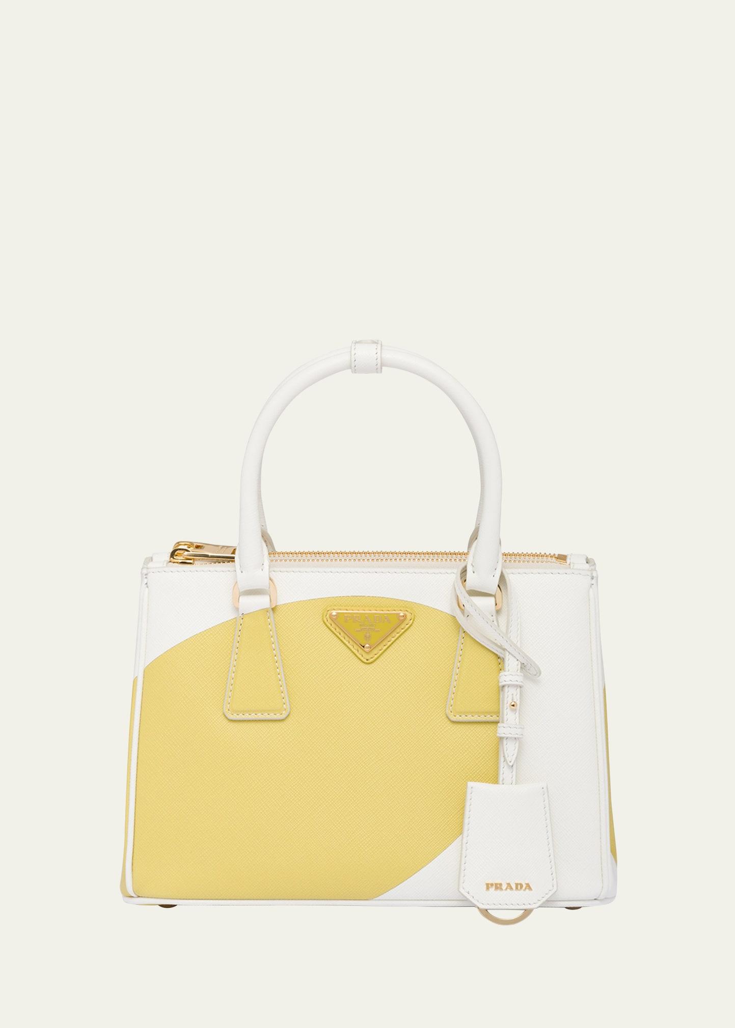 galleria small special-print top-handle bag