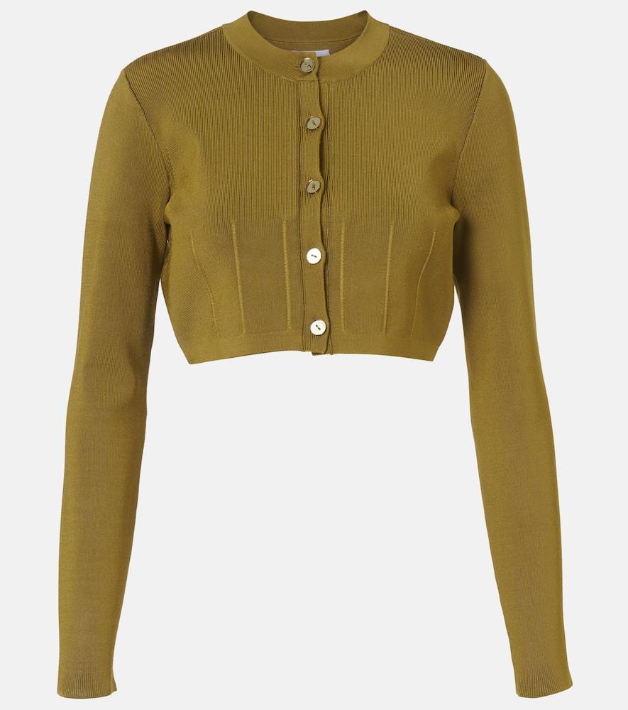 galvan atalanta cropped cardigan