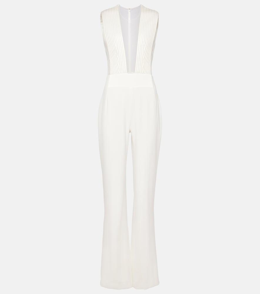 galvan bridal soho flared jumpsuit