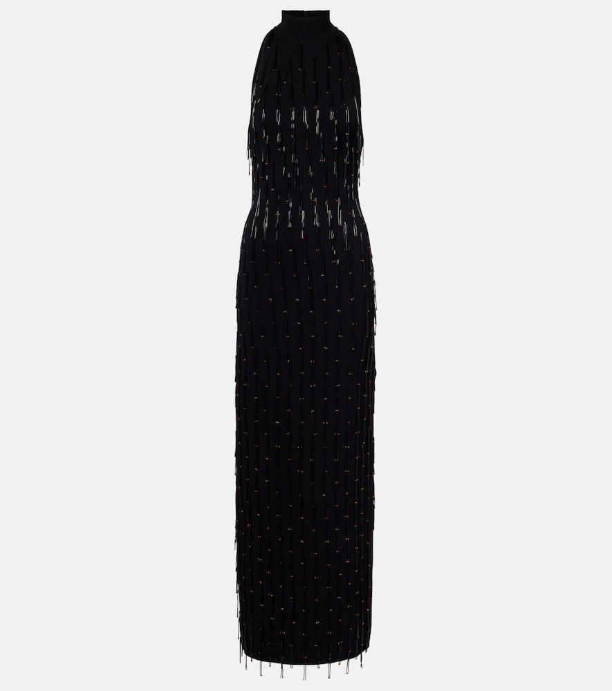 galvan embellished maxi dress