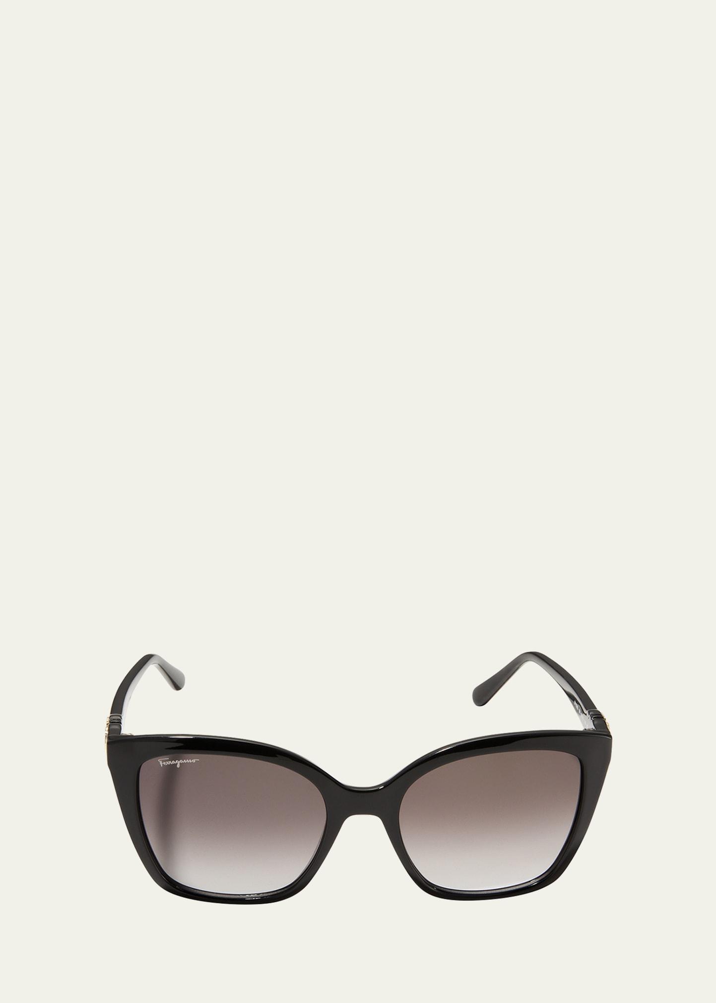 gancini square injection plastic sunglasses