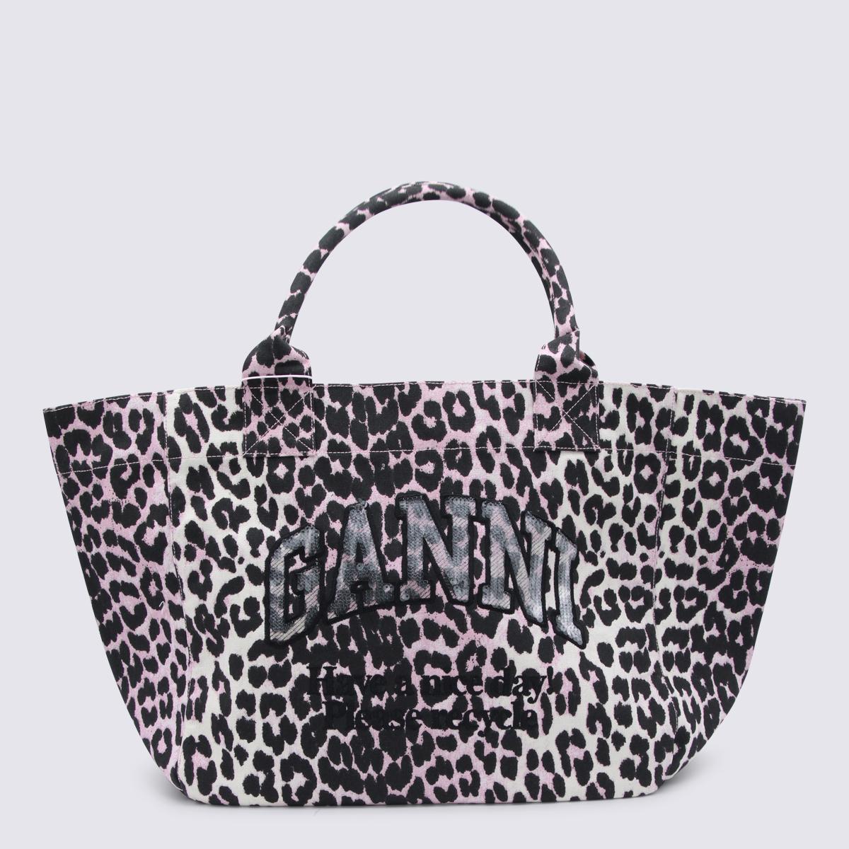 ganni bags bleached mauve _100 % co - women