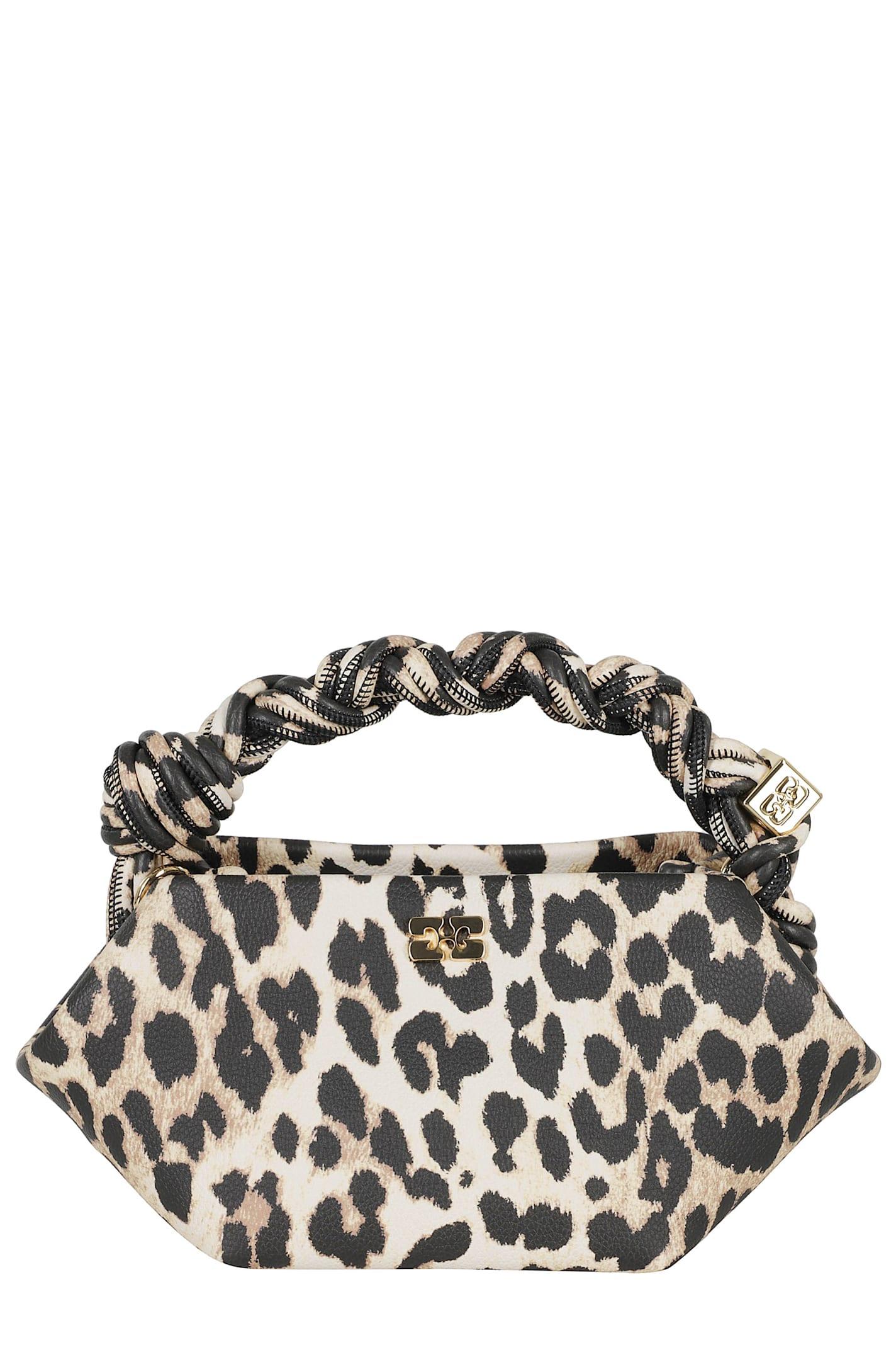 ganni bou mini grained printed