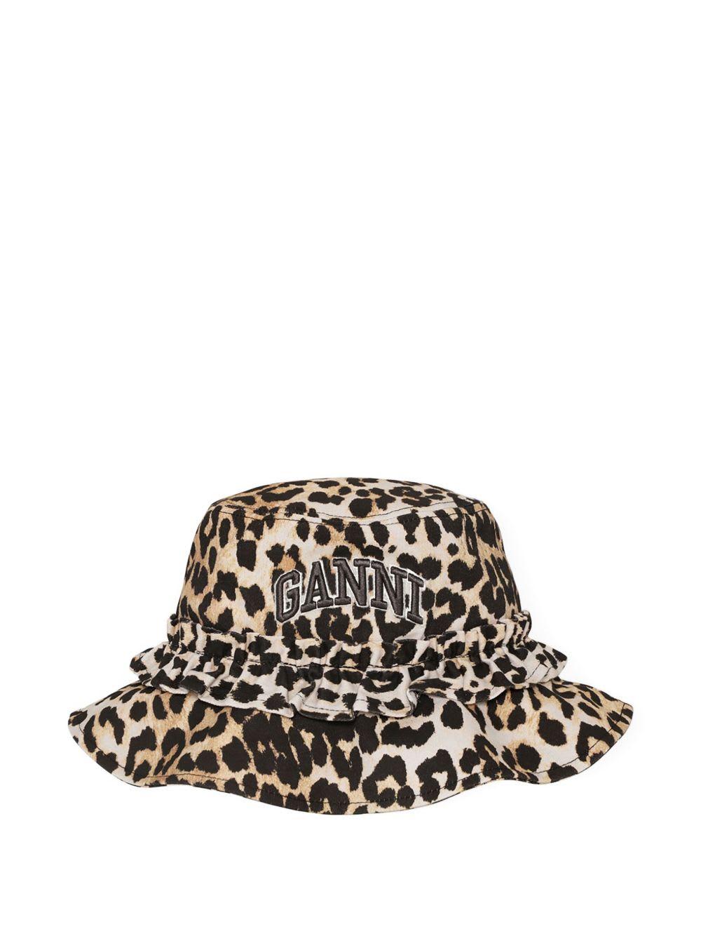 ganni canvas bucket hat