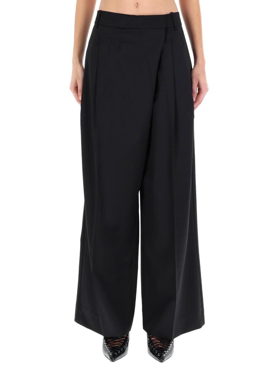 ganni cross-over pants