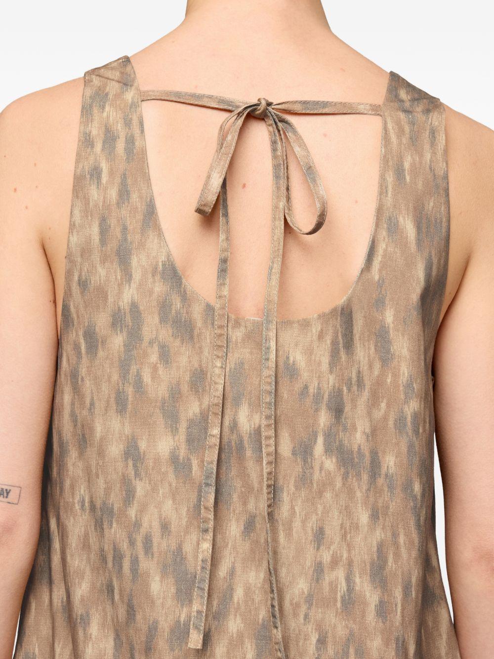 ganni dresses beige elastane - women