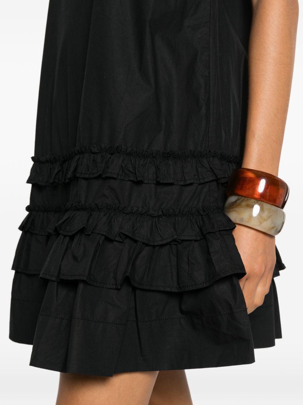 ganni dresses black - women