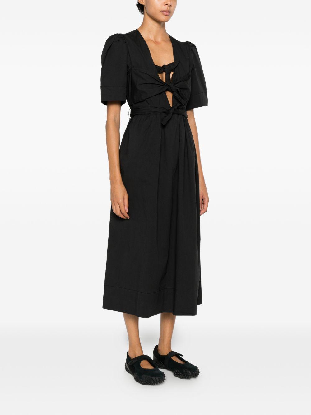 ganni dresses black - women