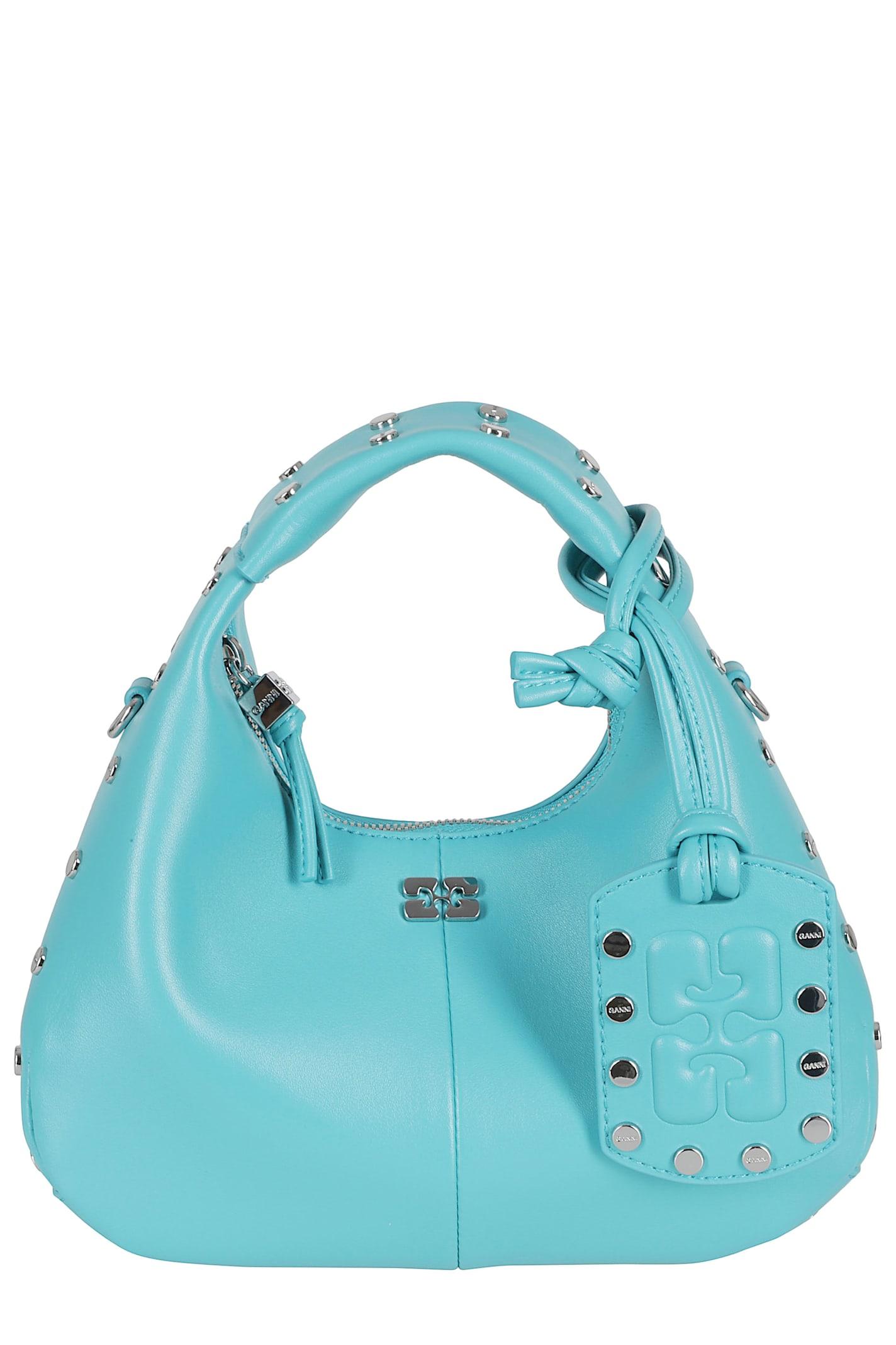 ganni hobo mini studs