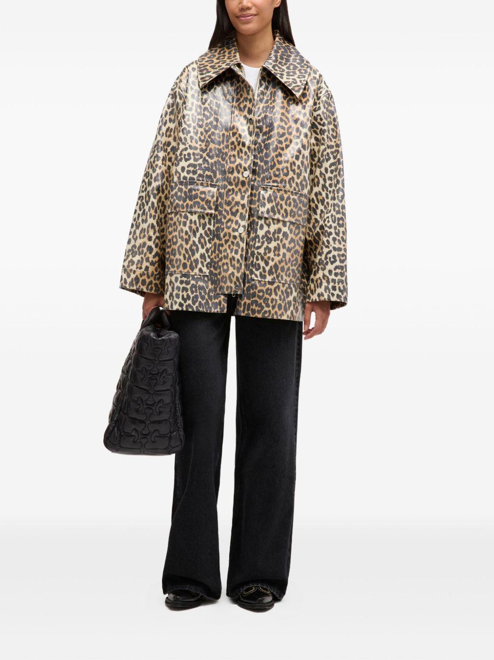 ganni jackets brown - women