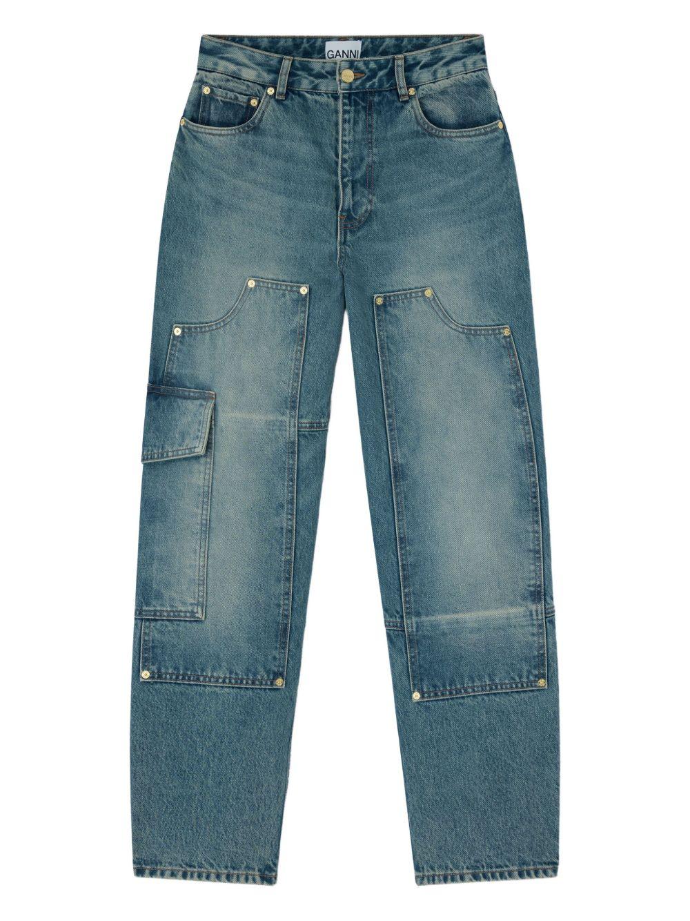 ganni jeans blue - women