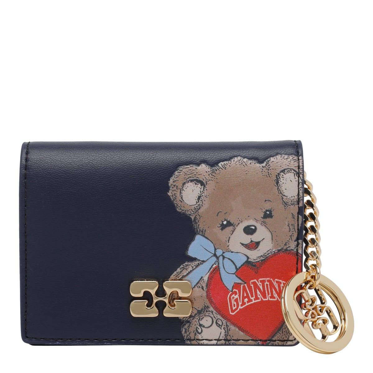 ganni joy bear cards holder