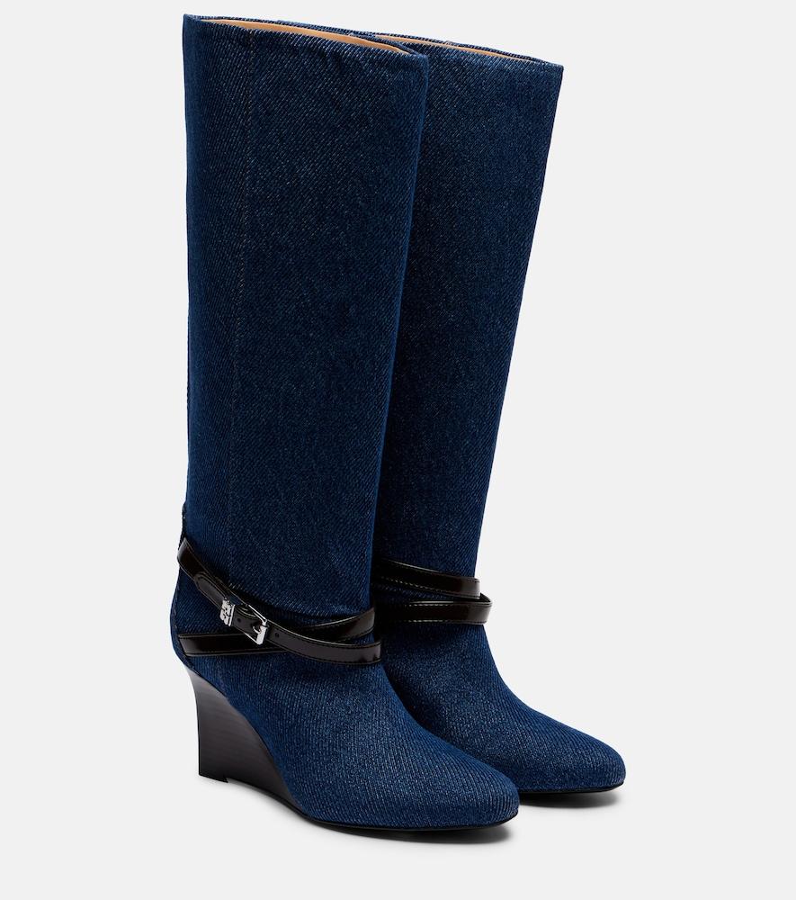 ganni kat denim knee