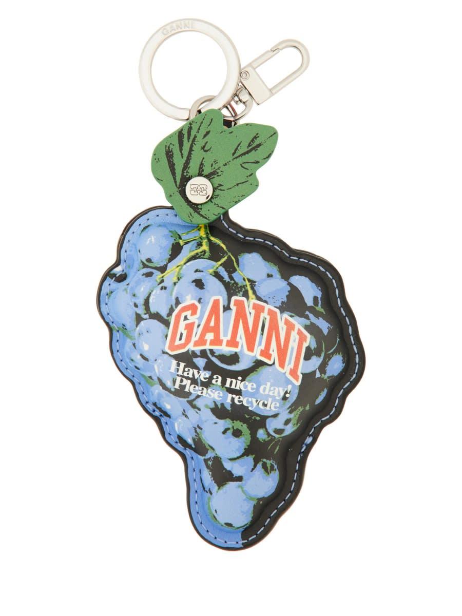 ganni keychain grape
