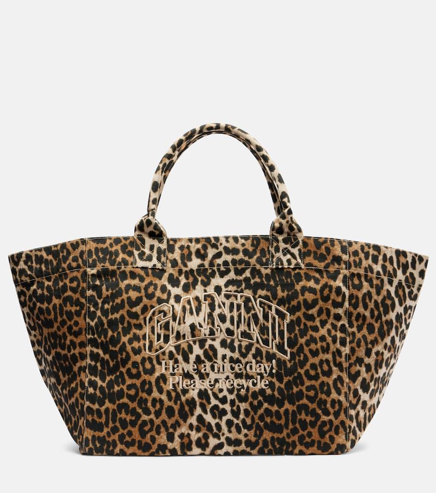 ganni large leopard