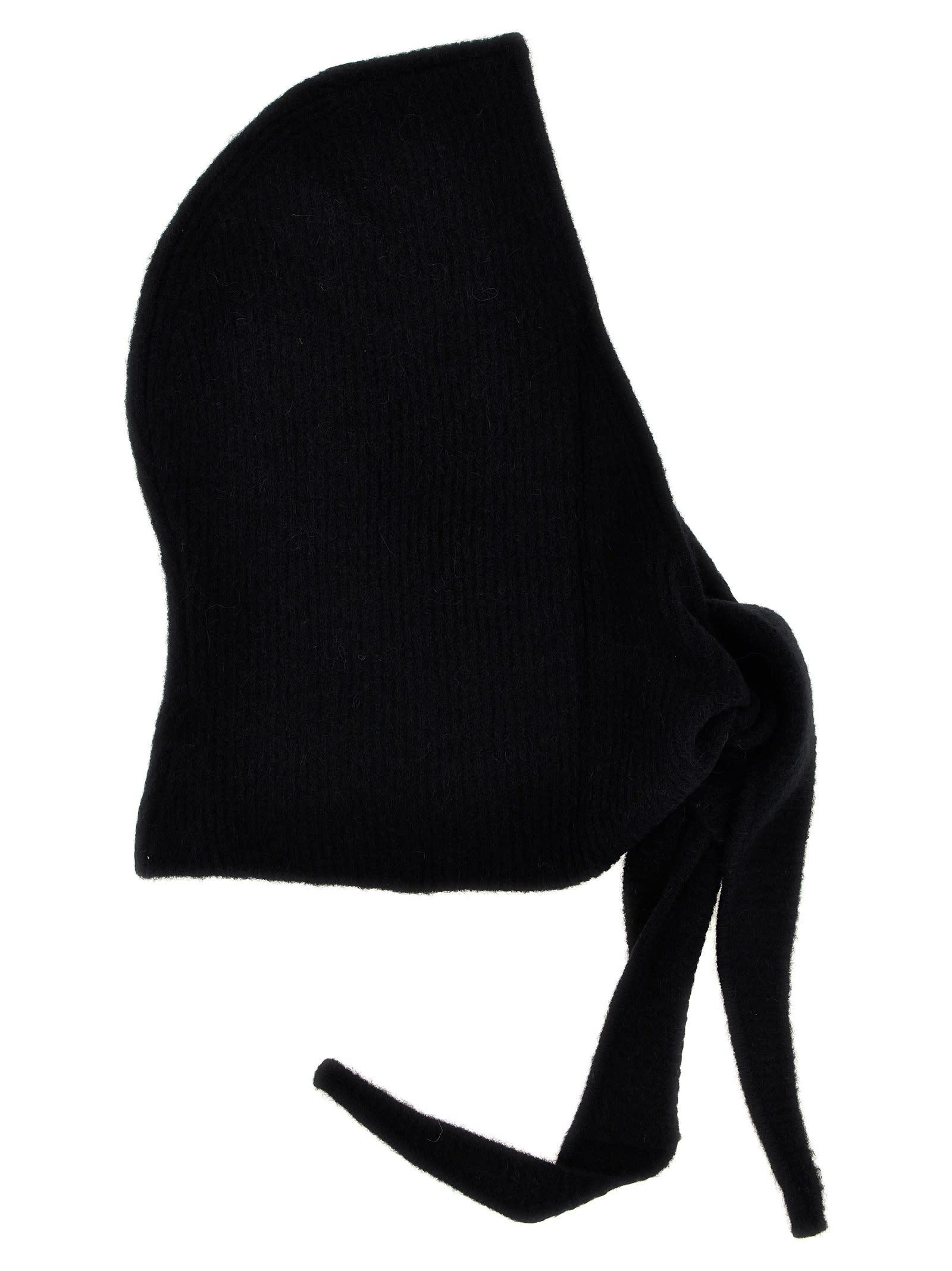 ganni logo embroidery hood