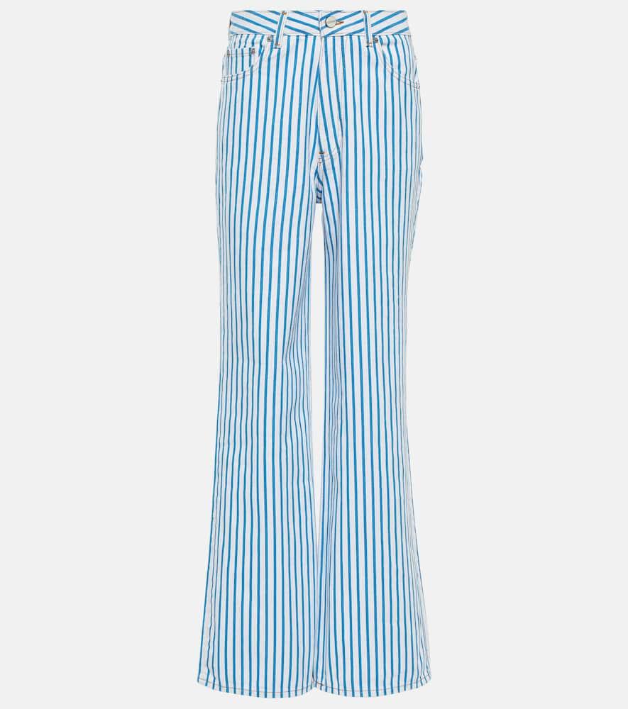 ganni magny striped high