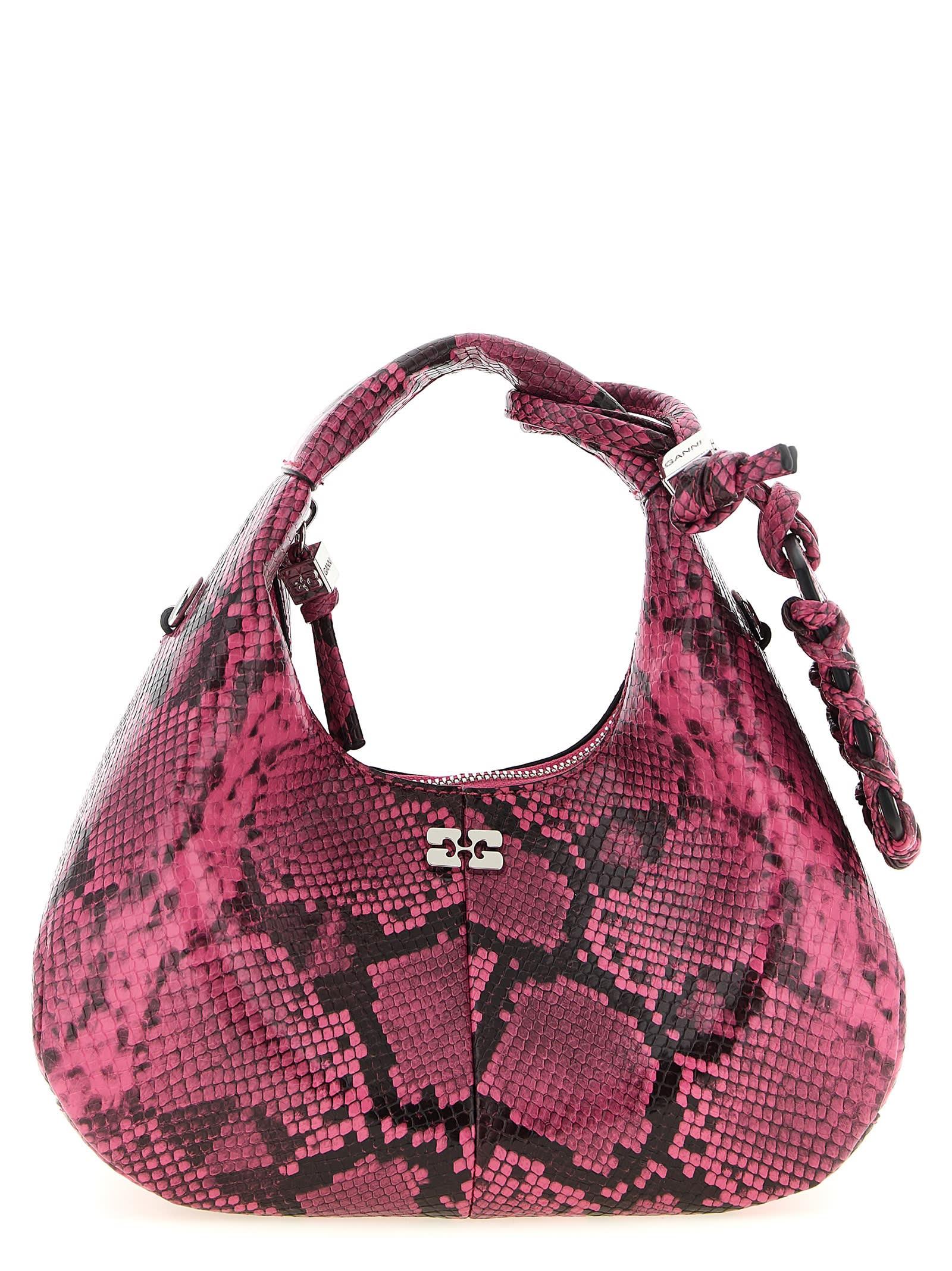 ganni mini hobo handbag
