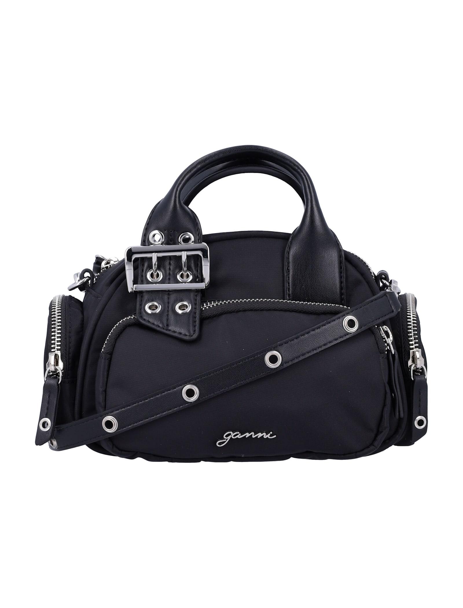 ganni mini polochon bag