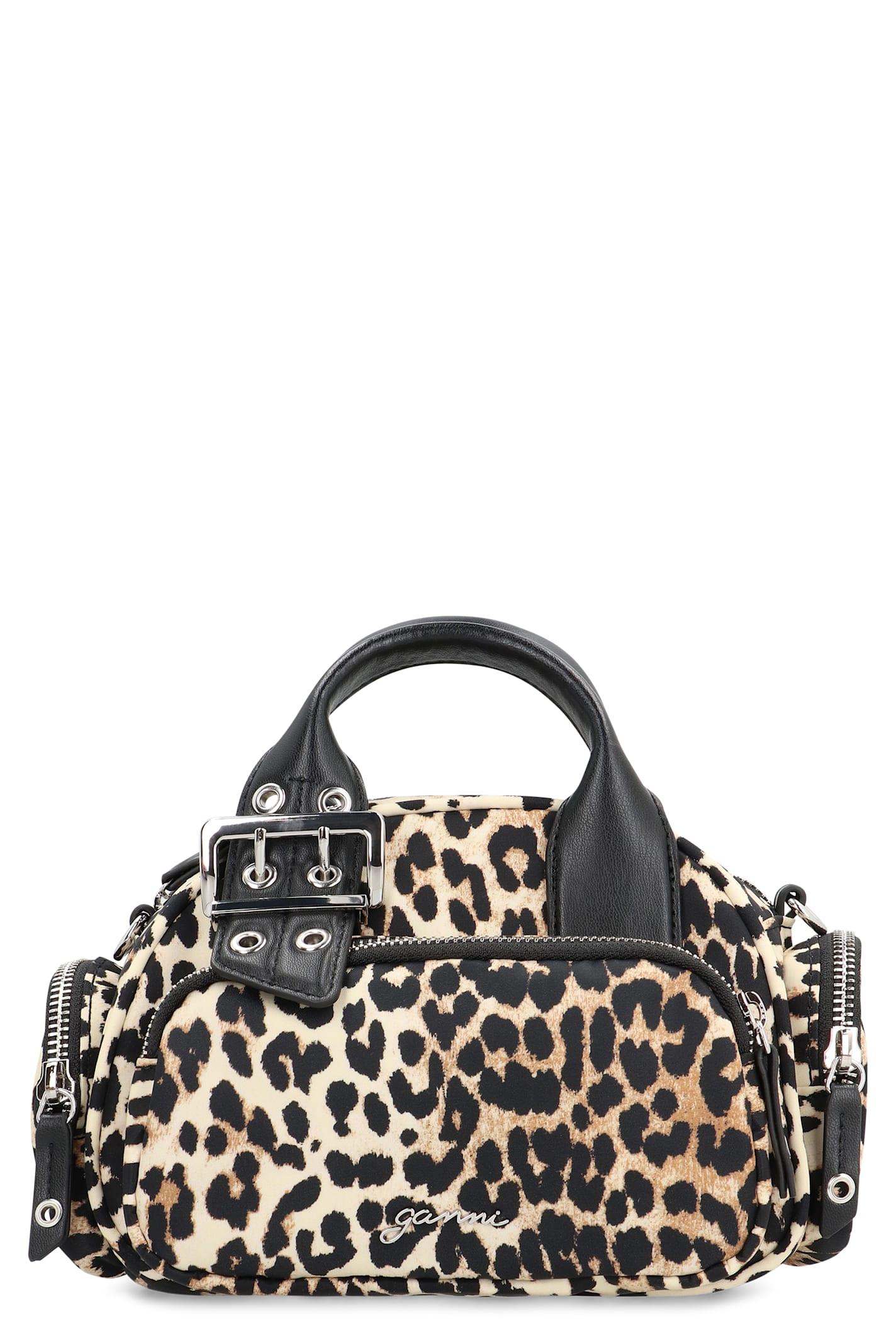 ganni mini polochon handbag