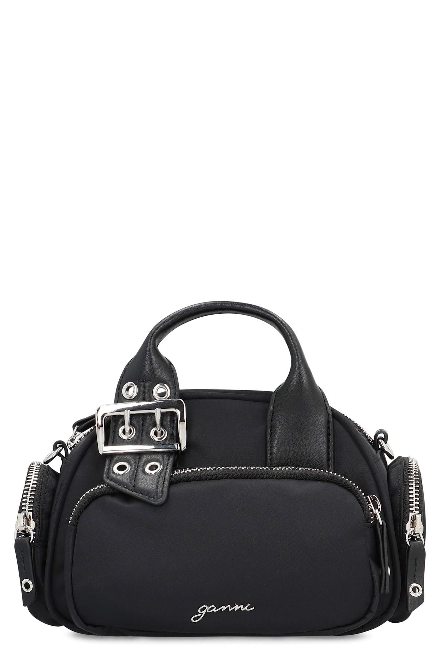 ganni mini polochon handbag