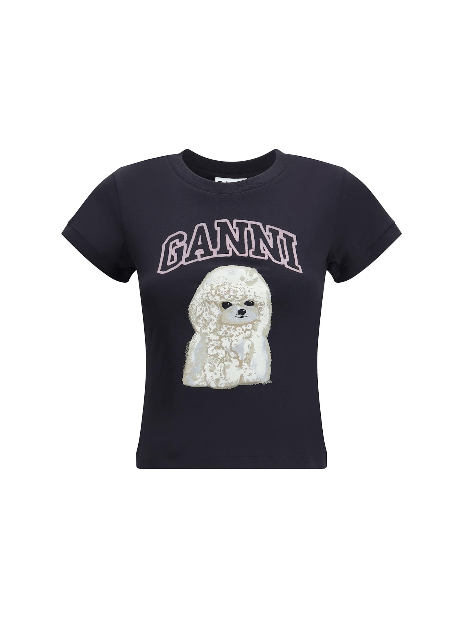 ganni poodle t-shirt