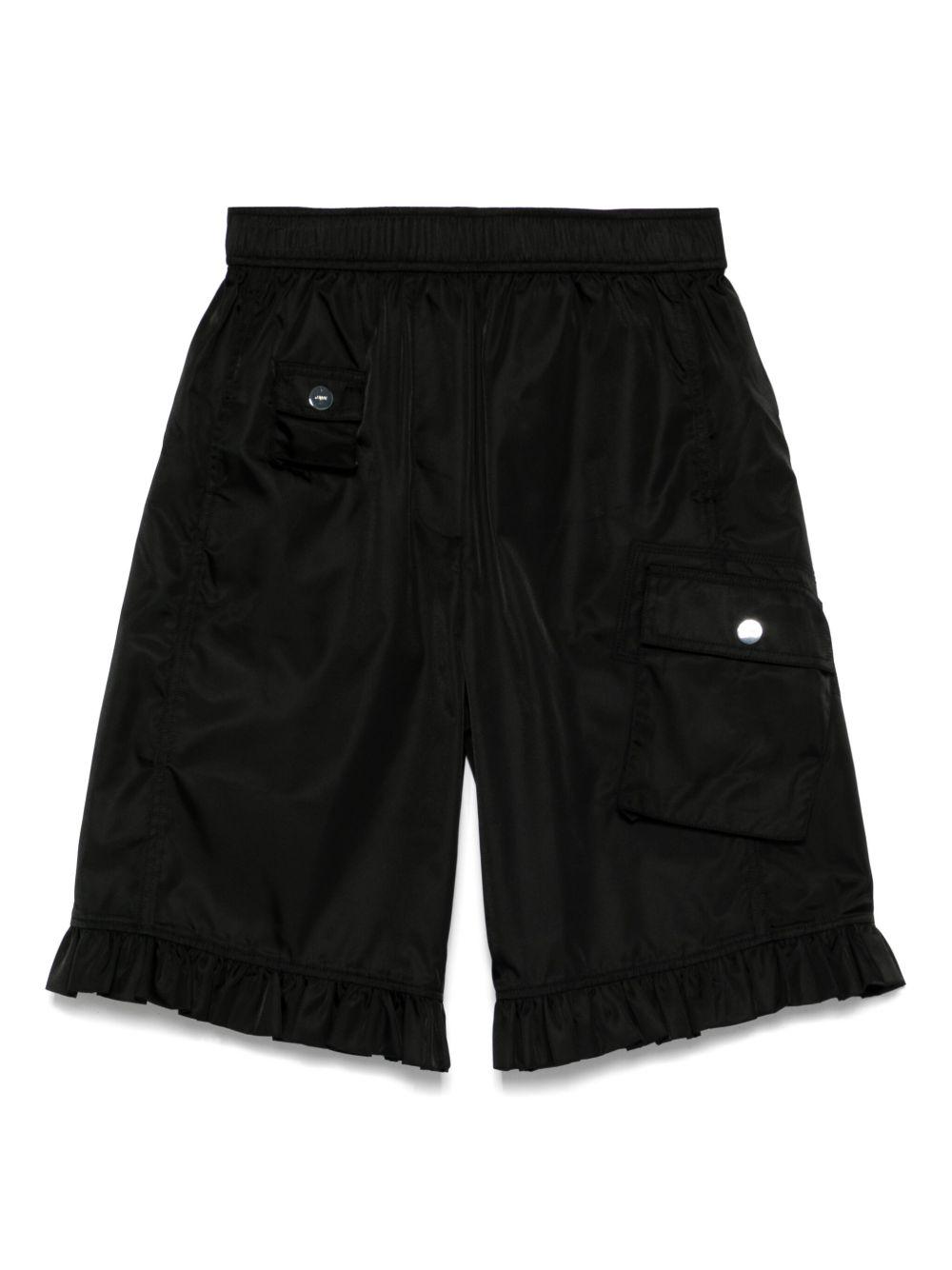ganni shorts black - women