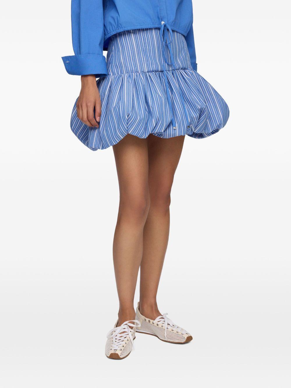 ganni skirts clear blue - women