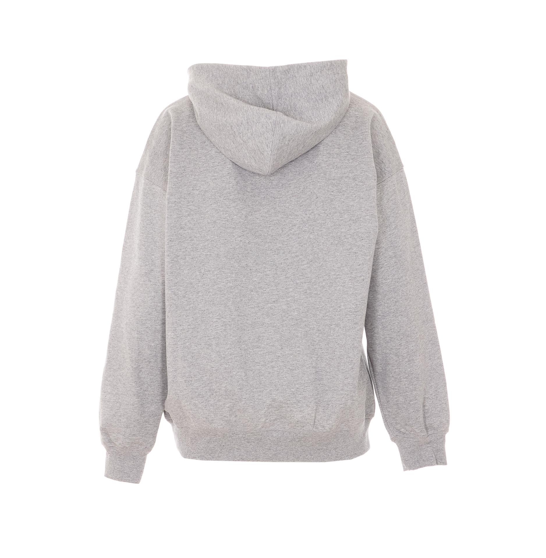 ganni sweaters grey organic cotton - women