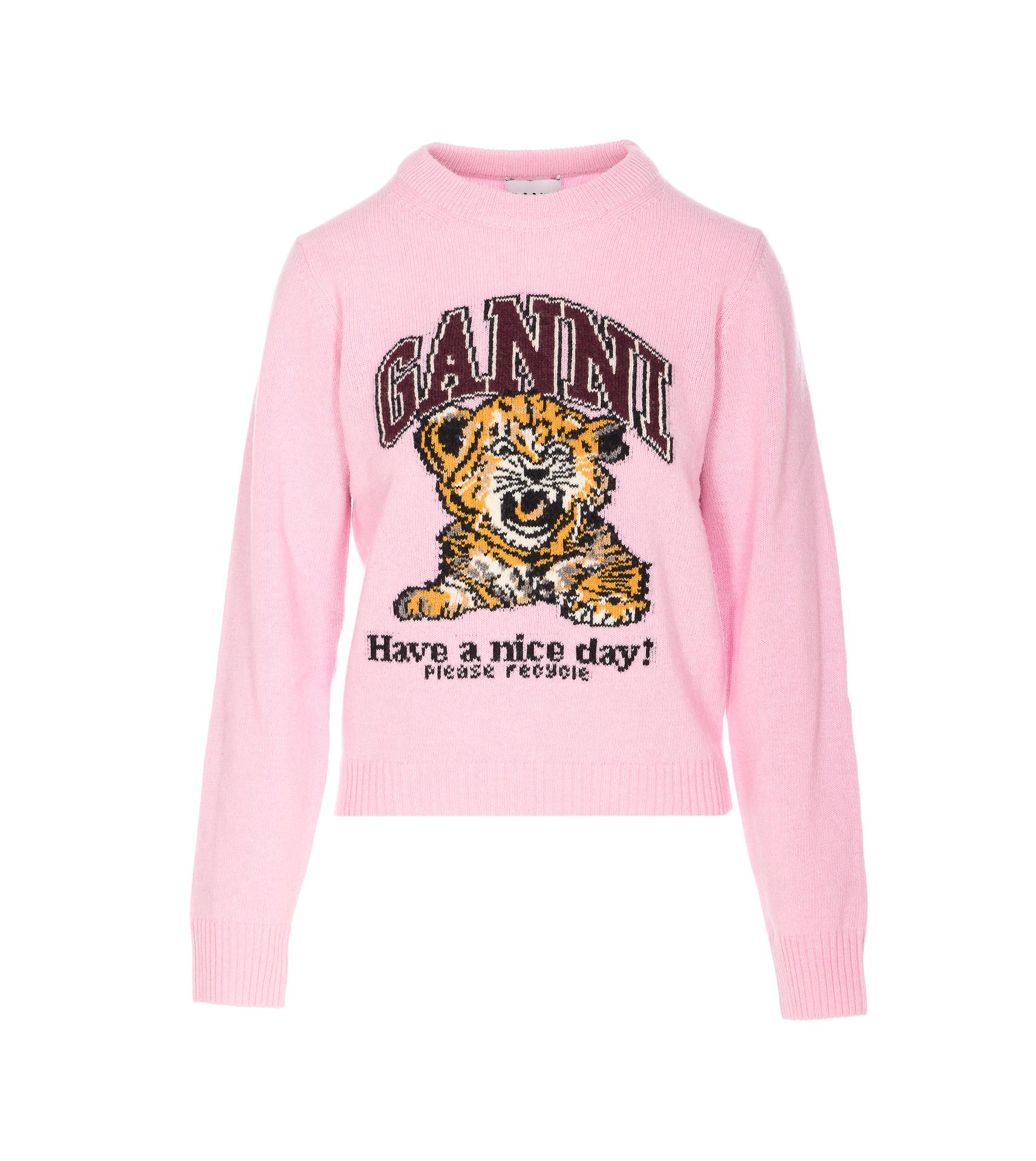 ganni sweaters pink - women