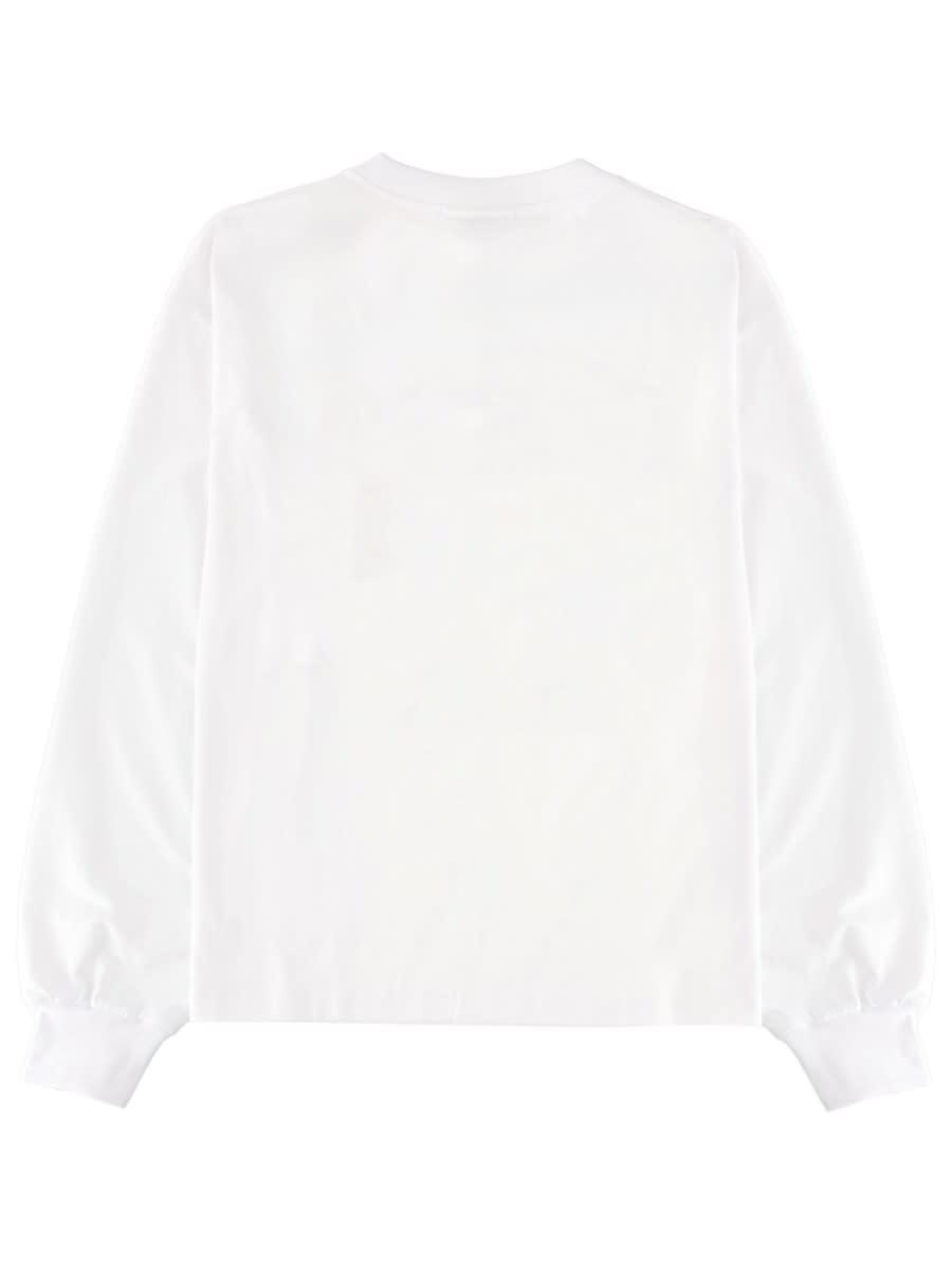 ganni t-shirt raspberry