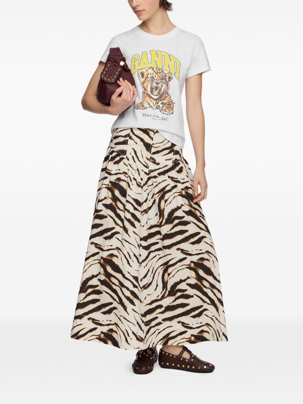 ganni t-shirts and polos white - women